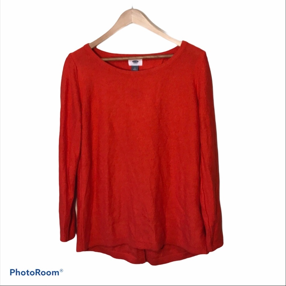 Old Navy Coral Open Back Sweater